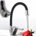Смеситель с гибким краном 47 см для ванной и кухни Water tap HA-181 • Кран с поворотным изливом 360°