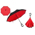 Зонт наоборот Up Brella однотонный Красный PR2