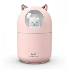 Увлажнитель воздуха Котик Humidifier H2O Cat USB Диффузор с подсветкой – ночником, 300мл