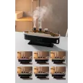 Зволожувач повітря Титанік AND-20-21PCS у вигляді моделі корабля • USB-дифузор ефірної олії humidifier для дому, офісу та декору
