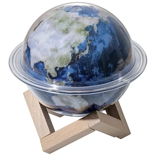 Увлажнитель воздуха в форме планеты с подсветкой • Стильный увлажнитель- планета для дома и офиса