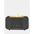 Увлажнитель воздуха ультразвуковой с эффектом пламени и Bluetooth колонкой • Настольный увлажнитель с LED часами и будильником для дома и детской
