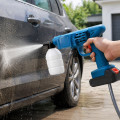 Аккумуляторная мойка высокого давления 48V с пеногенератором 2 аккумулятора синяя • Беспроводная мини-мойка для автомобиля двора сада и дома