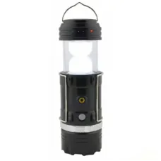 Кемпинговый фонарь HB-9699 черный • Аккумуляторный фонарь HB-9699 с солнечной панелью и 2 режимами освещения