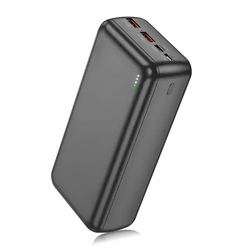 Power Bank Awei J38B 50000mAh чорний • Повербанк Awei J38B 50000mAh 22.5W зі швидкою зарядкою PD/QC і Type-C