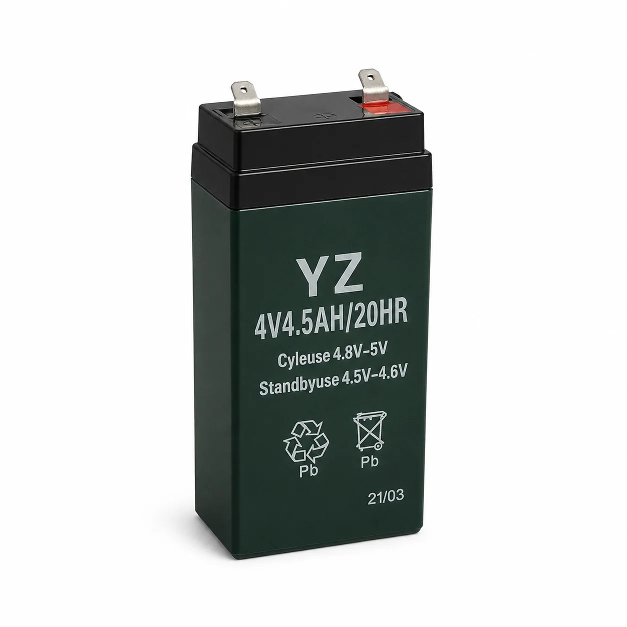 Акумулятор MX-001 4V 4Ah 20HR • Герметичний свинцево-кислотний акумулятор MX-001 4 В 4 А·год для ваг, ліхтарів і сигналізації