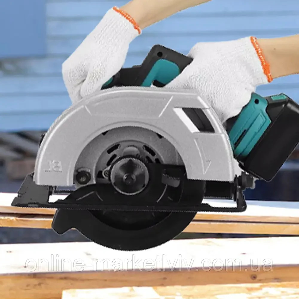 Акумуляторна циркулярна пила Circular Saw X-510 48V з 2 АКБ — фото 3