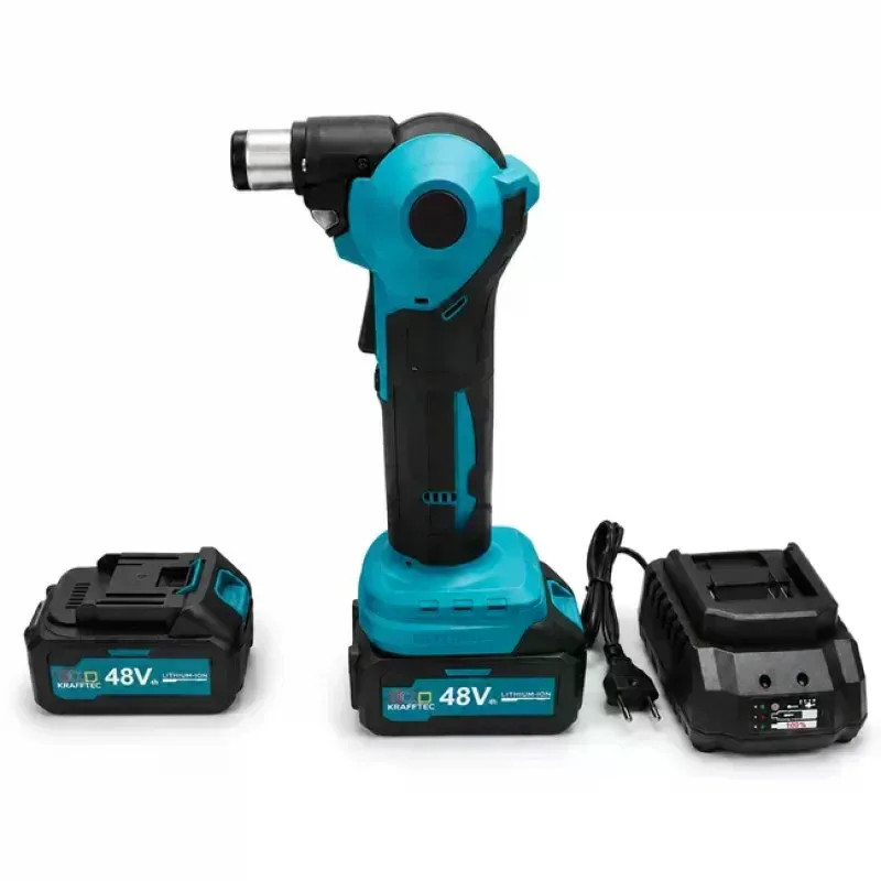 Акумуляторний молоток KRAFFTEC 48V • Безщітковий перфоратор KRAFFTEC 48V 3,3 Дж з 2 АКБ 4,0 А·год і кейсом