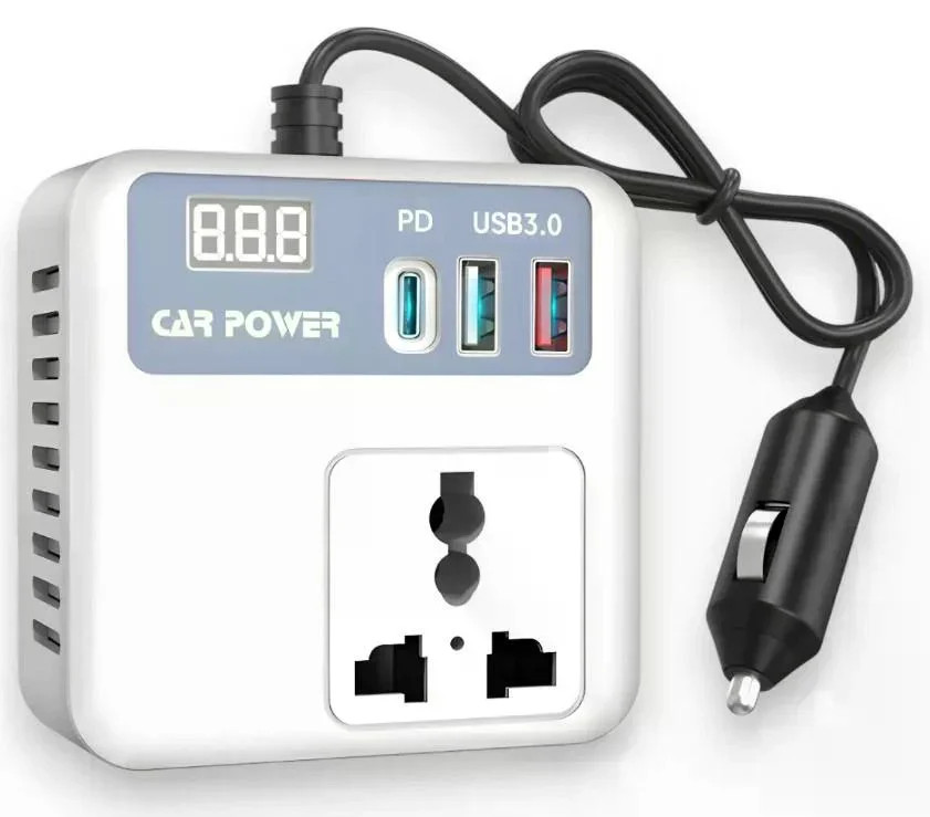 Автомобільний інвертор Car Power 150W 12V–220V — фото 3