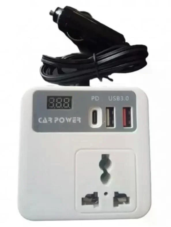 Автомобільний інвертор Car Power 150W 12V–220V — фото 5