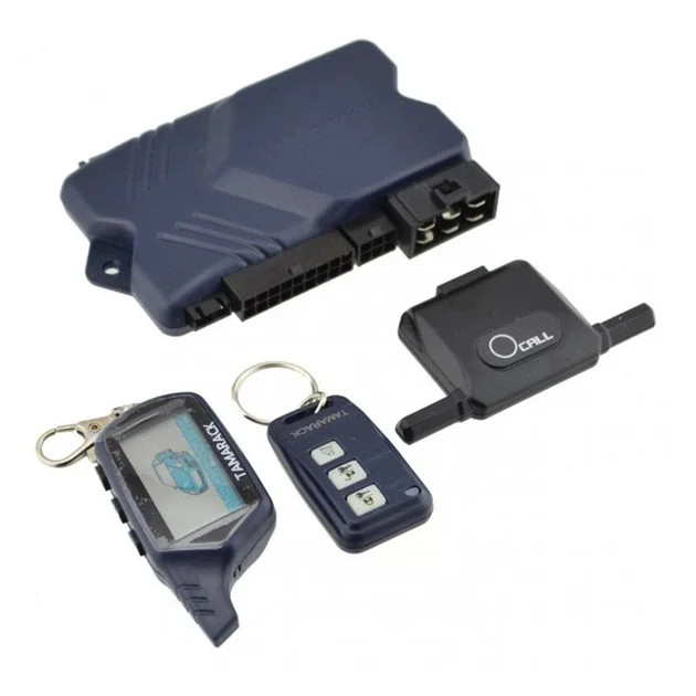 Автосигналізація CAR ALARM 2 WAY B9 AND 5850 з двостороннім зв'язком • Охоронна система для автомобіля з брелоком, датчиком удару та автозапуском