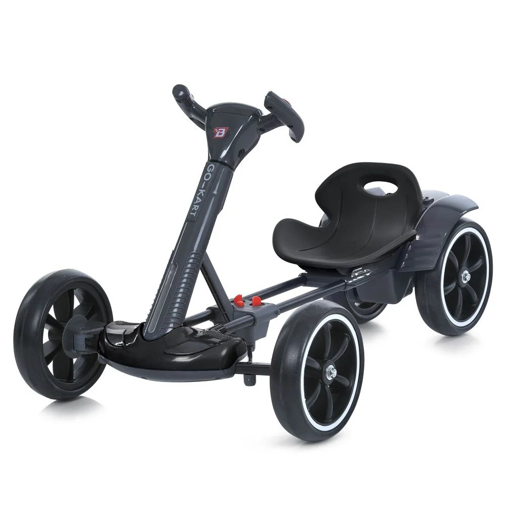 Дитячий електромобіль GO KART F1 з пультом і Bluetooth 390 Вт чорний • Дитячий електрокарт GO KART F1 на акумуляторі з пультом керуванн