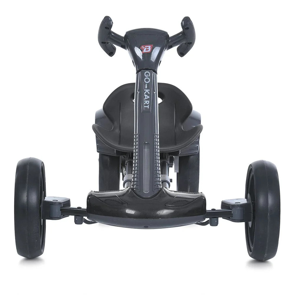 Дитячий електромобіль GO KART F1 з пультом і Bluetooth 390 Вт чорний — фото 2