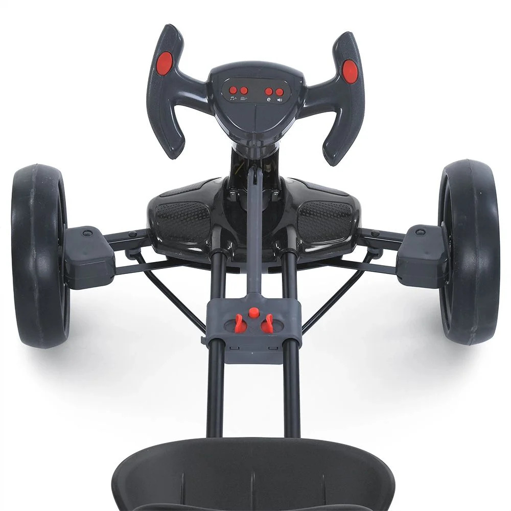 Дитячий електромобіль GO KART F1 з пультом і Bluetooth 390 Вт чорний — фото 5