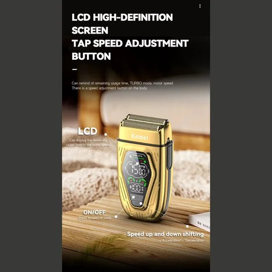 Електробритва шейвер AND KM-T360 чорна — фото 5