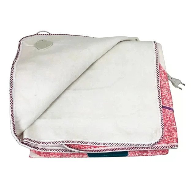 Електропростирадло Electric Blanket 7421 150×170 см з 2 режимами підігріву, рожеве із сердечками — фото 3