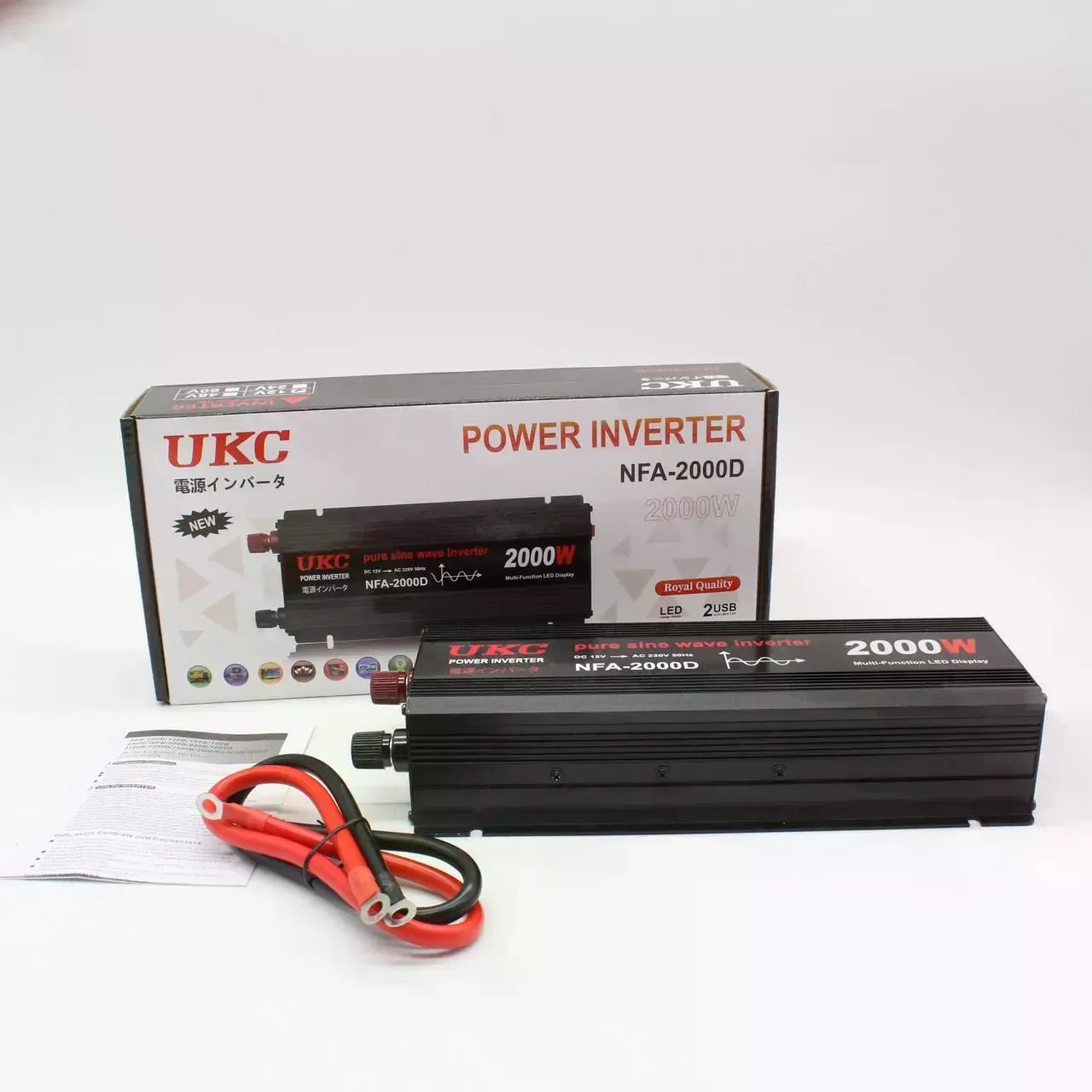 Інвертор 5 CORE 2000W 12V з чистою синусоїдою — фото 5