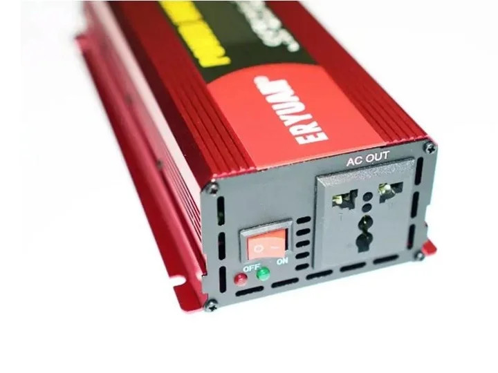Перетворювач напруги 2600W 12V у 220V з чистою синусоїдою та LCD-дисплеєм — фото 2