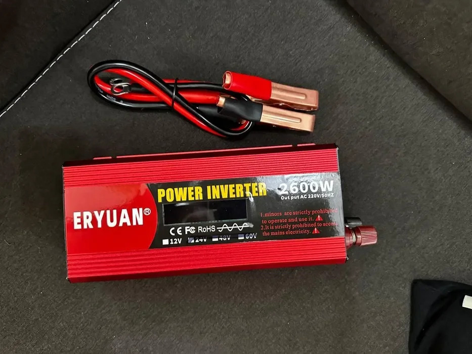 Перетворювач напруги 2600W 12V у 220V з чистою синусоїдою та LCD-дисплеєм — фото 6
