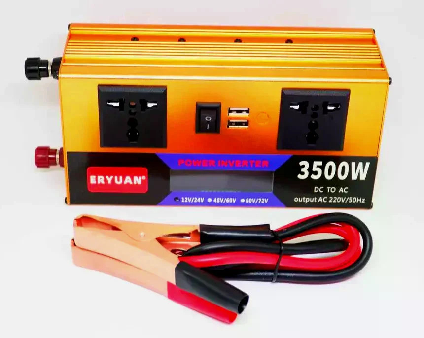 Перетворювач напруги LCD SMART 3500W 12V/24V у 220V — фото 2