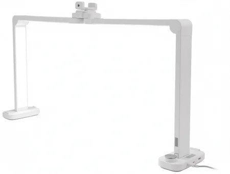 Професійна настільна LED-лампа F-800E 40W біла • Прямокутна лампа для манікюру, робочого столу, салону краси та косметолога 3500Lm