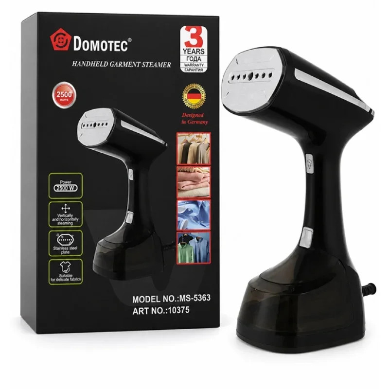 Ручний відпарювач DOMOTEC MS-5363 2500W з LED-дисплеєм — фото 4