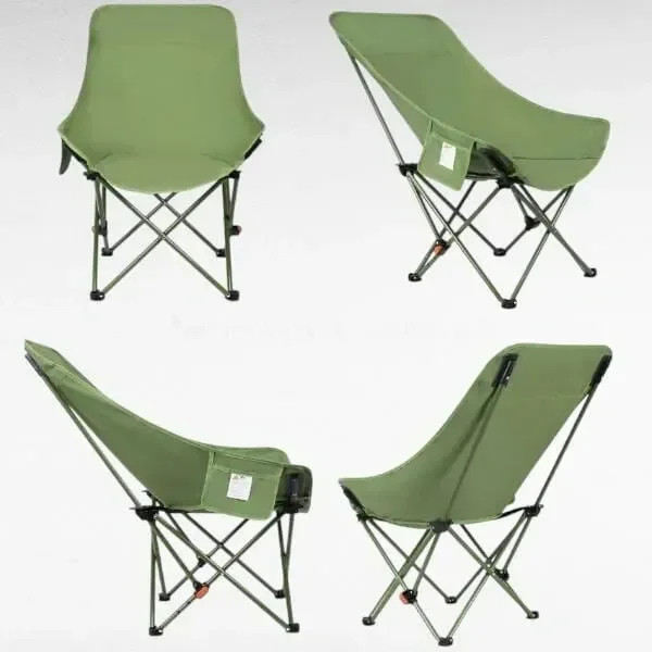 Складний туристичний стілець MA560green 45×93×58 см зелений до 200 кг — фото 3
