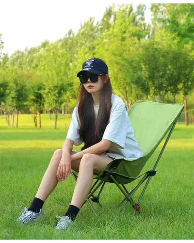 Складний туристичний стілець MA560green 45×93×58 см зелений до 200 кг — фото 4