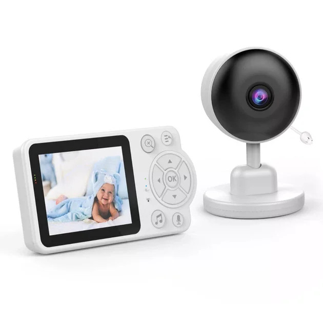 Відеоняня C3 з екраном 2,8″ • Цифрова відеоняня C3 з IPC-камерою, нічним баченням, двостороннім зв'язком і датчиками мікроклімату