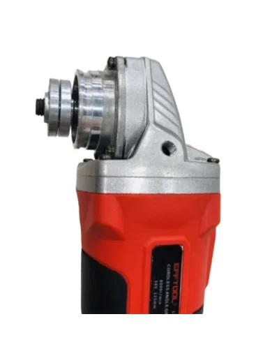 Акумуляторна кутова шліфмашина RED 48V MA798 червона • Болгарка на акумуляторі з 2 батареями, кейсом і комплектом для різання та шліфування