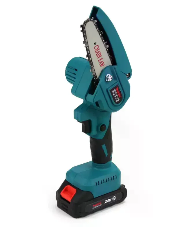 Акумуляторна міні-пила KRAFFTEC CHAIN SAW 6″ • Ланцюгова пила KRAFFTEC CHAIN SAW 6″ з 2 акумуляторами, шиною 15,24 см для саду та обрізання гілок