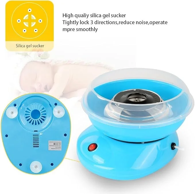 Апарат для цукрової вати MA156BLUE синій • Машина для солодкої вати Cotton Candy Maker MA156BLUE 500 Вт для приготування вдома
