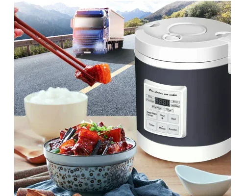 Автомобільна мультиварка Car Multivarka 12V/24V • Мультиварка в машину для легкового авто, фури, подорожей і комфортного приготування їжі в дорозі