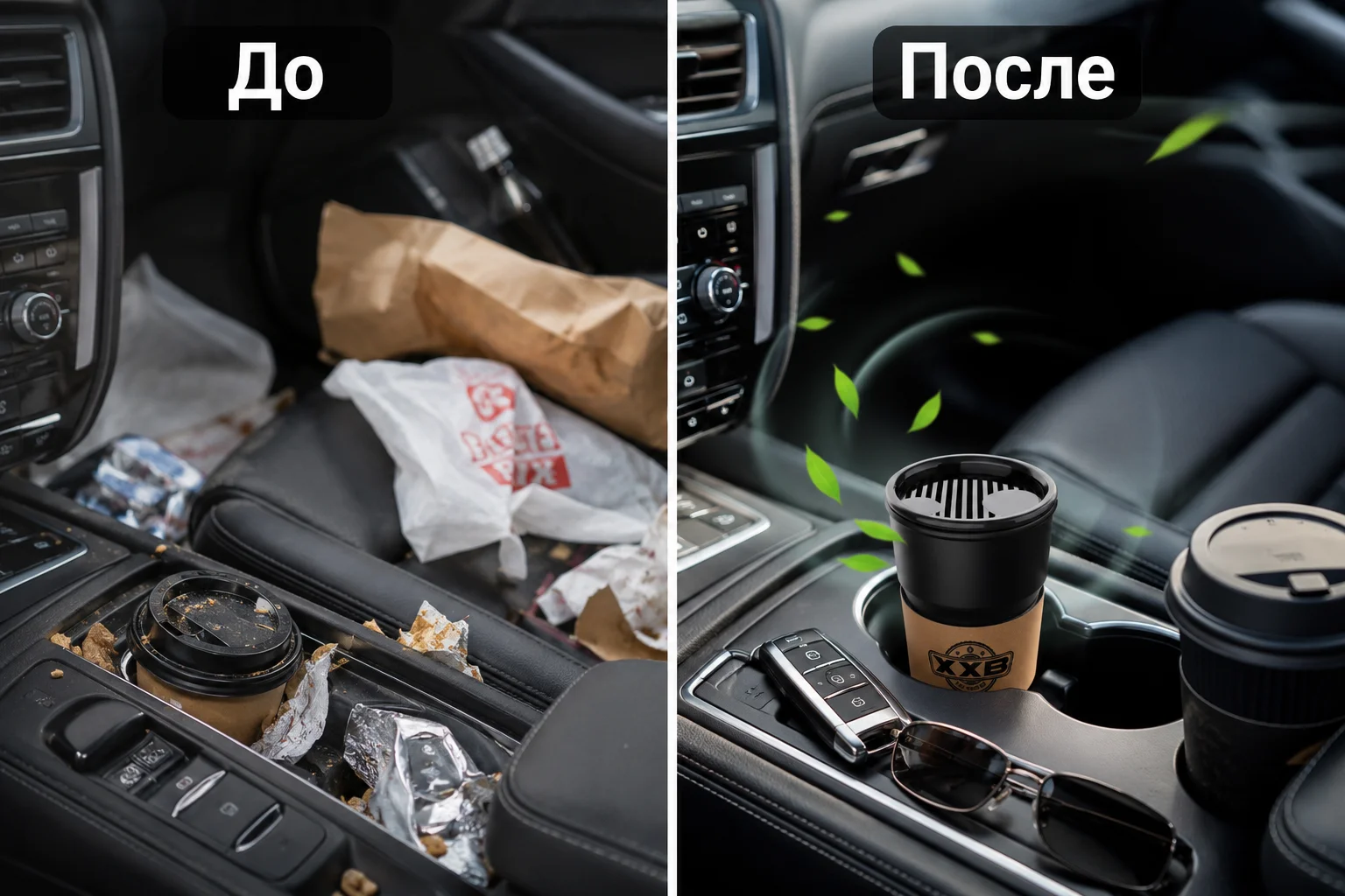 Автомобільний ароматизатор CT-X11 у вигляді стаканчика • Освіжувач повітря в машину для підсклянника, салону авто, дому та офісу