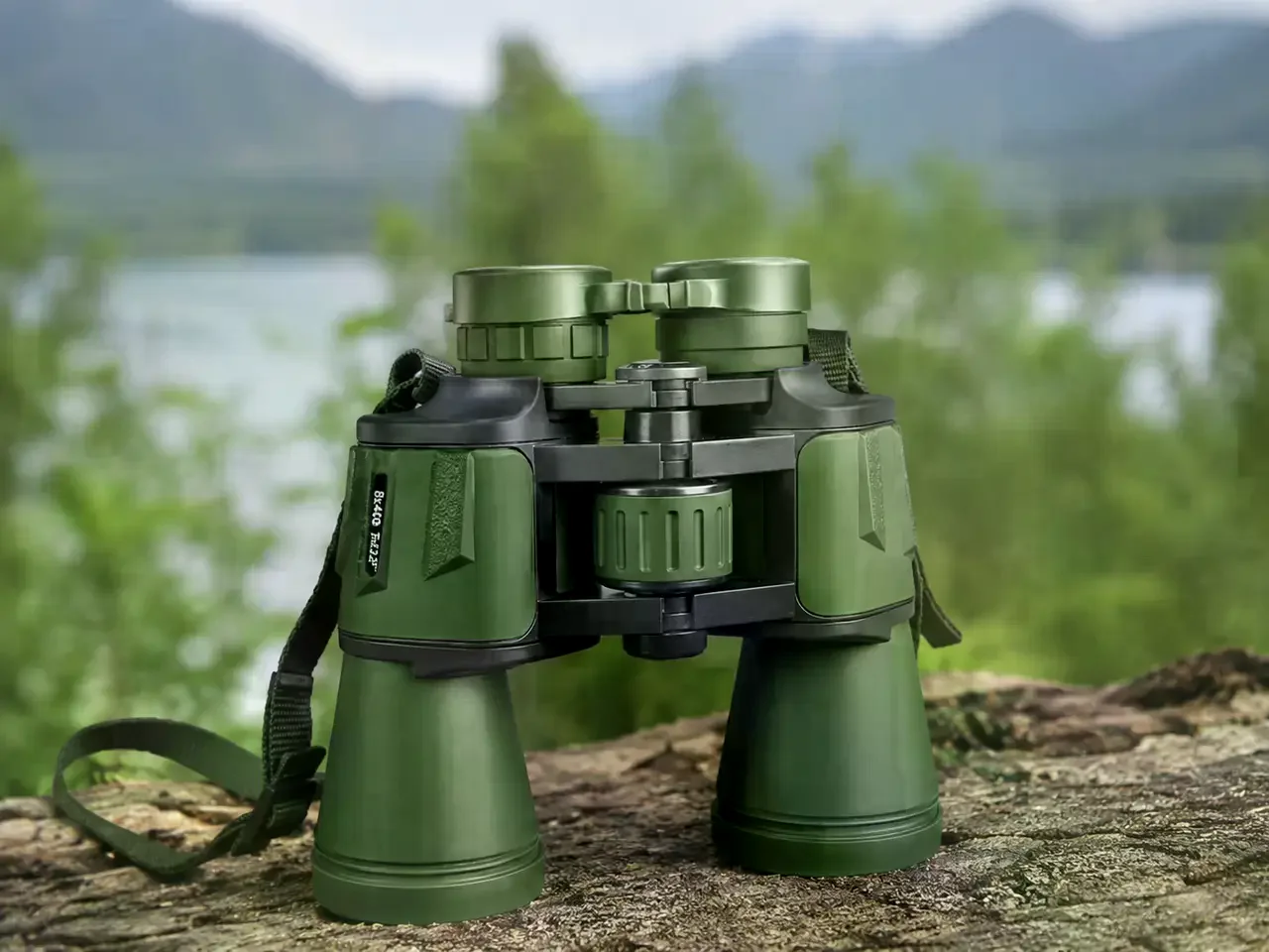 Бінокль UNIQUE UN-3004 8×40 із призмами BAK-4 для туризму та спостережень • Польовий оптичний бінокль UNIQUE UN-3004 8×40 для риболовлі, природи та спорту