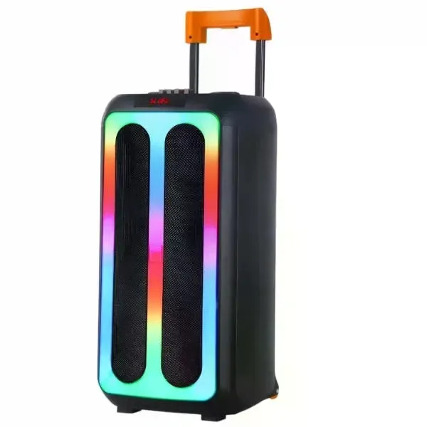 Bluetooth колонка Wireless Speaker TTD-2820 • Портативна бездротова акустична система TTD-2820 з акумулятором, Bluetooth 5.0, USB, картою пам'яті TF, AUX і LED-підсвіткою
