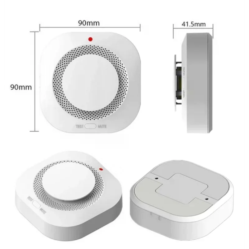 Датчик диму Smoke Alarm VEN-1943 • Автономний пожежний сповіщувач Smoke Alarm VEN-1943 з оптичним сенсором, звуковою сигналізацією, кнопкою TEST/MUTE та живленням від батарейок