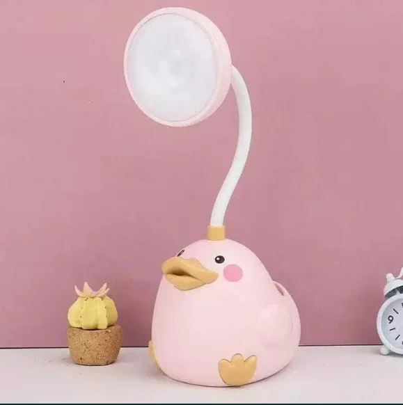 Дитяча настільна лампа “Каченя” ∙ LED світильник Duck Lamp у формі каченя в дитячу кімнату
