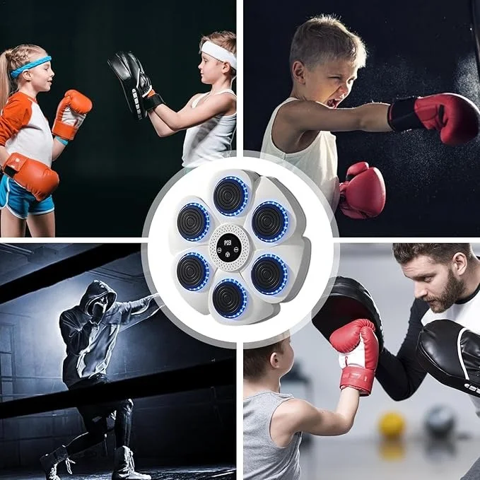 Дитяча підлогова боксерська груша Punching LY-1083 з рукавичками • Спортивний набір для тренувань, активних ігор та розвитку координації