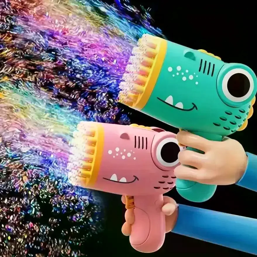 Дитячий автоматичний пістолет-кулемет для мильних бульбашок Bubble Blaster AND 636-73 • Іграшка Bubble Gun для вулиці, свят і активних ігор