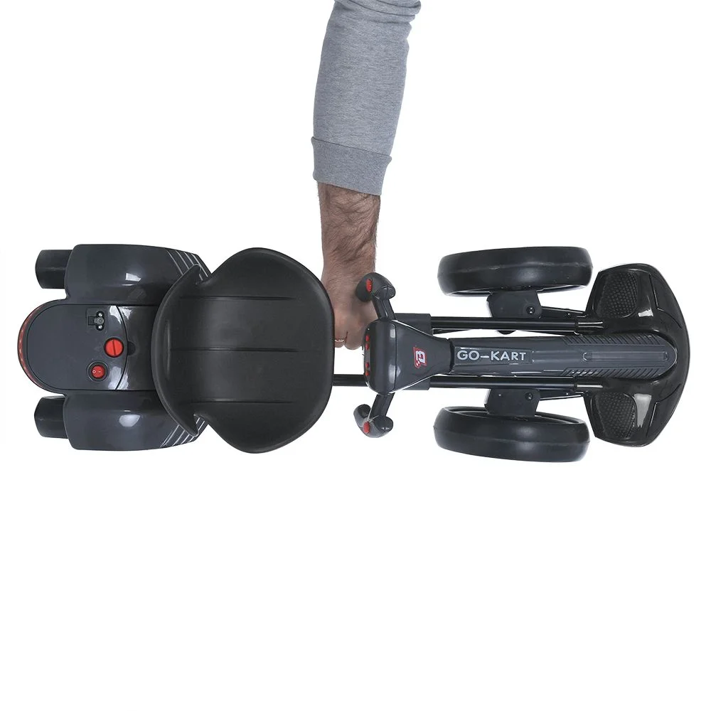 Дитячий електромобіль GO KART F1 з пультом і Bluetooth 390 Вт чорний • Дитячий електрокарт GO KART F1 на акумуляторі з пультом керуванн