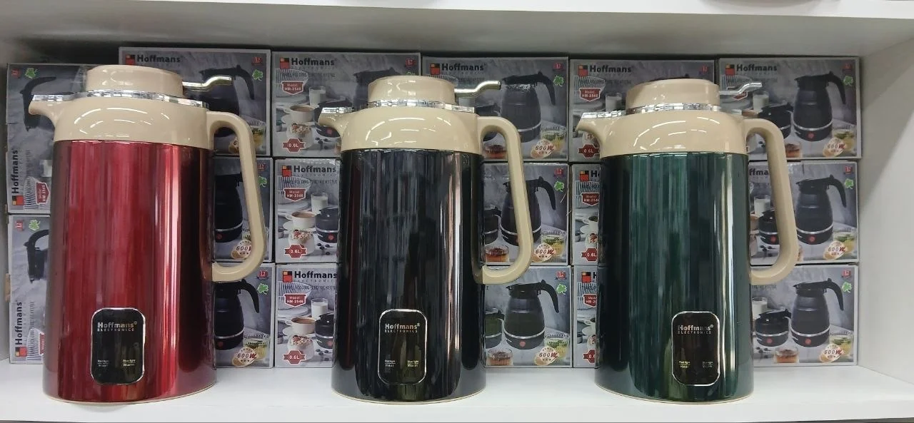 Електрочайник-термос Hoffmans HM-2571 1800 Вт • Електричний чайник 2,3 л із підтриманням температури та колбою з нержавіючої сталі