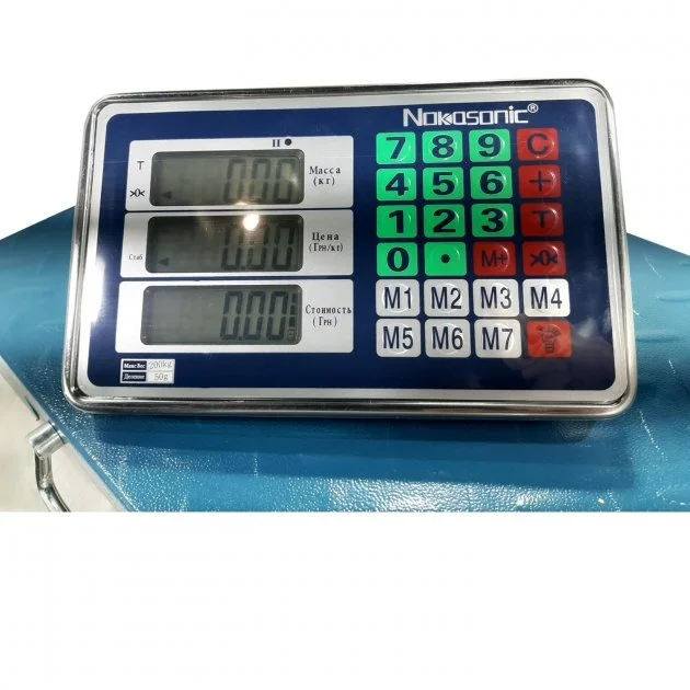 Електронні торговельні ваги Wimpex WX-250 до 250 кг • Підлогові складські ваги з точністю 50 г для магазину, складу та торгівлі