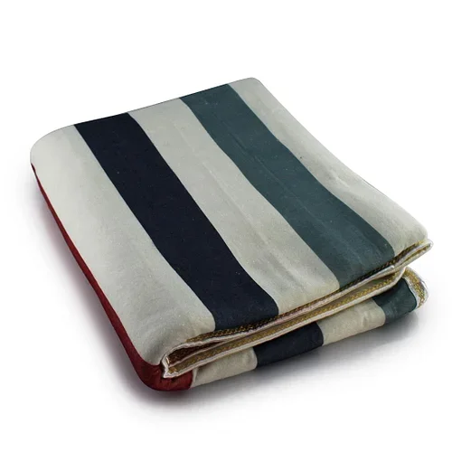 Електропростирадло Electric Blanket 7420 150×180 см 86 Вт з терморегулятором • Електричне простирадло з підігрівом Electric Blanket 7420 220 В для двоспального ліжка, різнокольорові смуги