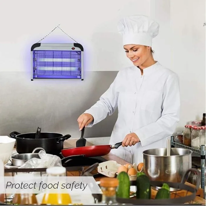 Електрична лампа від комарів Mosquito Killer Lamp MA550 чорна 30 Вт • Знищувач комах для приміщення, дому, дачі, кухні та зони відпочинку