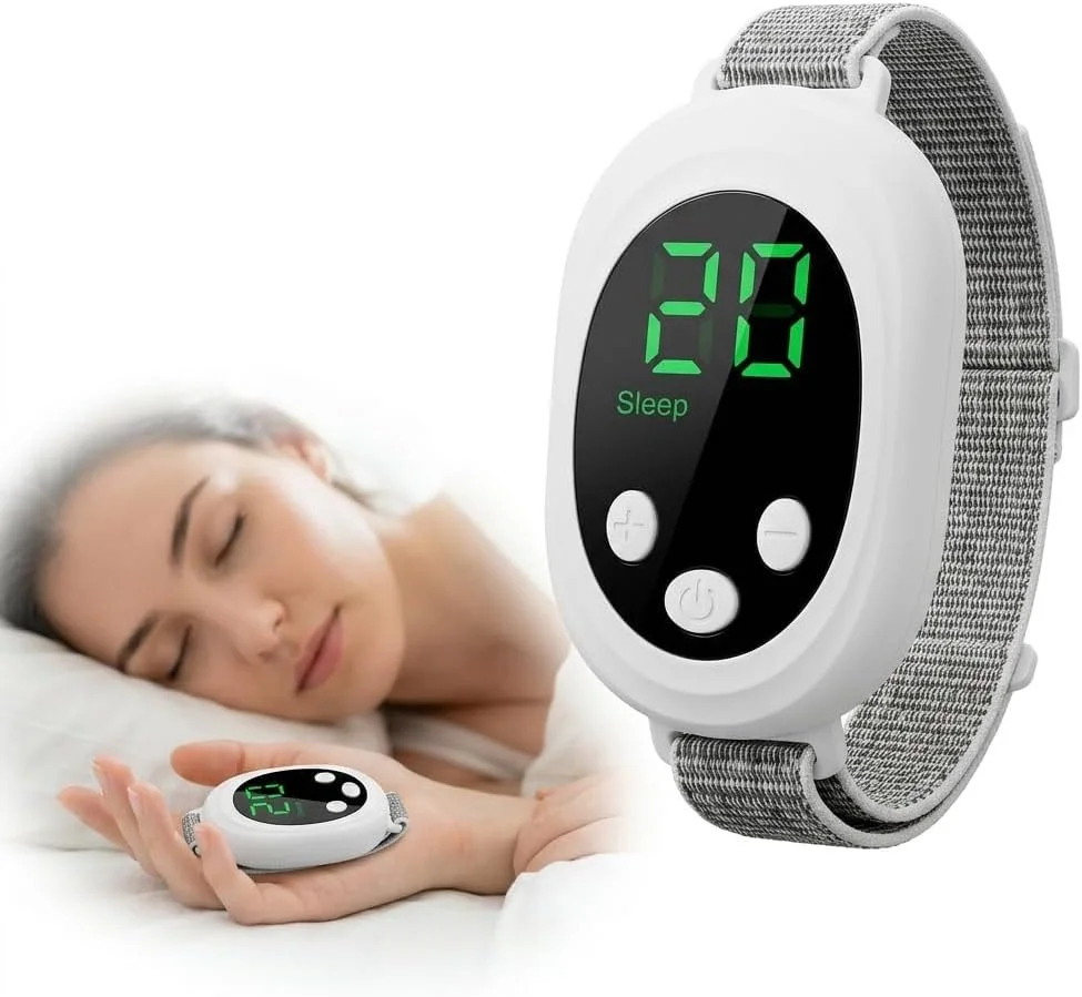 EMS-пристрій для сну DT-1563 Palm Sleep Massager • Ручний релаксатор DT-1563 Effectively Improve Sleep Quality із заряджанням Type-C