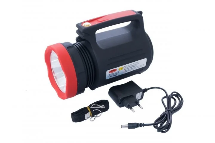 Фонарь ручной переносной поисковый WIMPEX WX-2886 с встроенным аккумулятором на 6000 mah