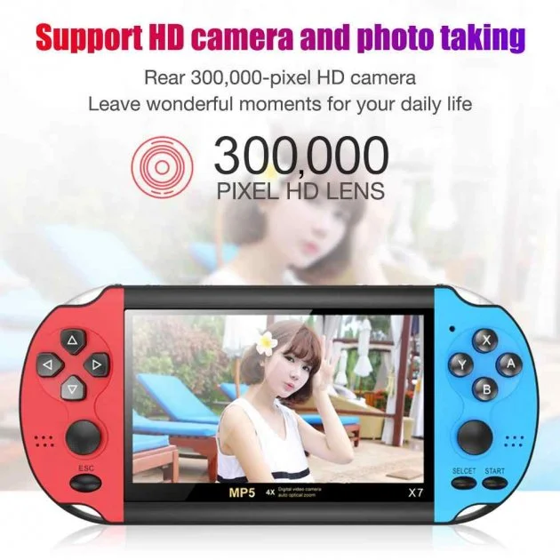 Ігрова приставка Портативна консоль із встановленими іграми 8gb 1000 ігор PSP X12 Plus