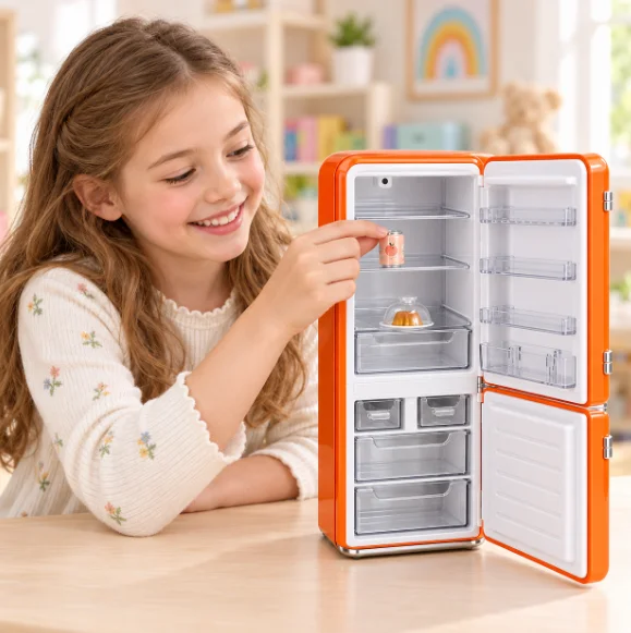 Ігровий холодильник Mini Geladeira DT-1624 • Дитячий набір Mini Minis DT-1624 з мініхолодильником, 2 кулями-сюрпризами та мініатюрами продуктів для ігор від 8 років