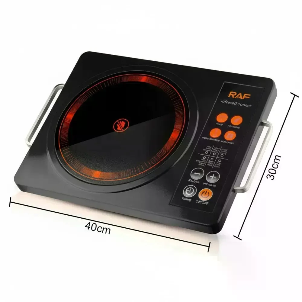 Інфрачервона настільна плита RAF R.8046 3500 Вт • Електроплитка Infrared Cooker з однією конфоркою для дому, дачі та кухні